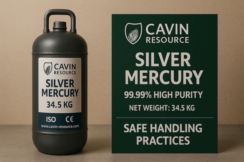 silver liquid mercury