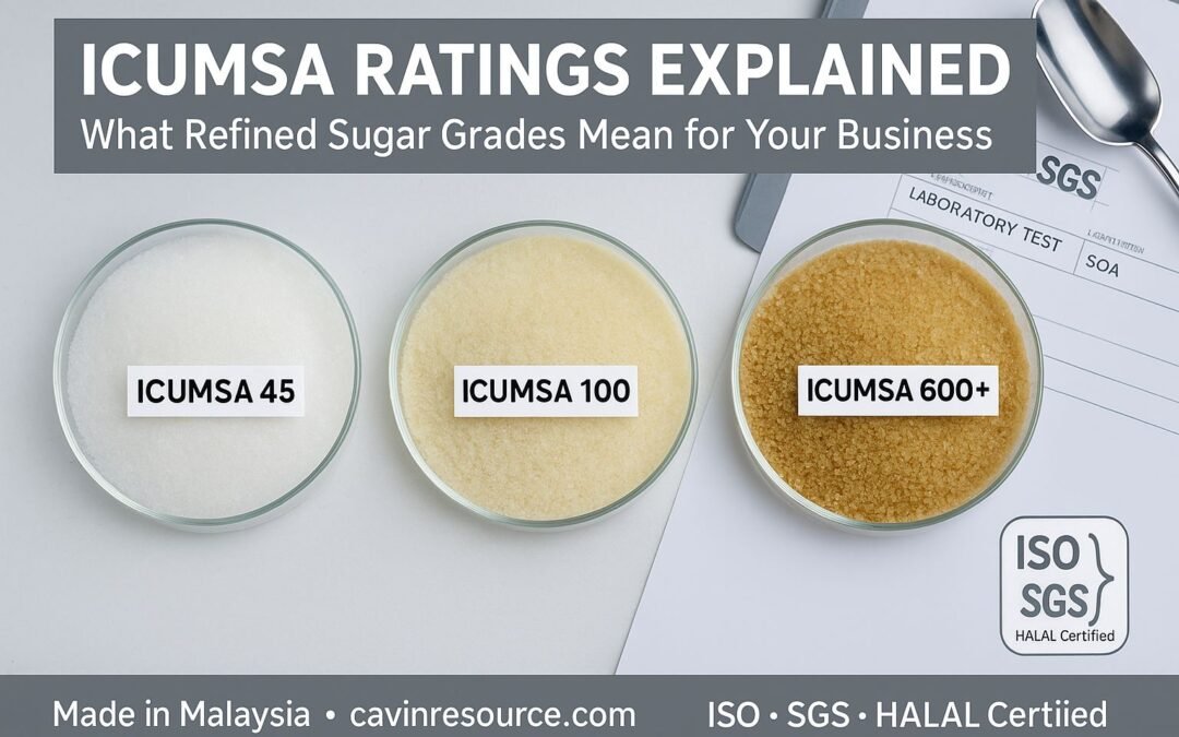 ICUMSA Ratings Explained: What Refined Sugar Grades Mean for Your Business