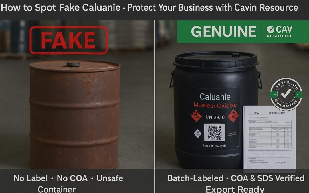 How to Identify Fake Caluanie Muelear Oxidize And How Cavin Resources Protects You