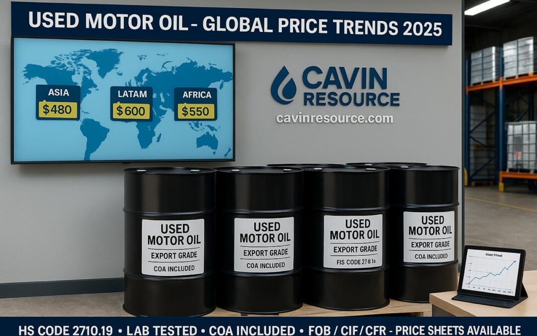 💸 Used Motor Oil Price Trends 2025 – Export Market Outlook